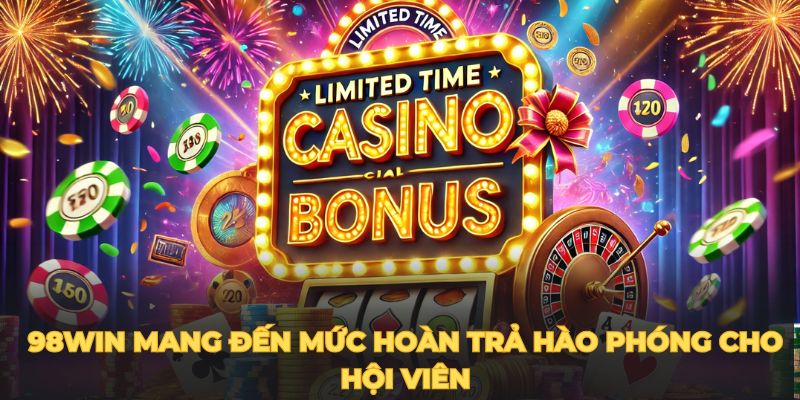 98Win mang đến mức hoàn trả hào phóng cho hội viên